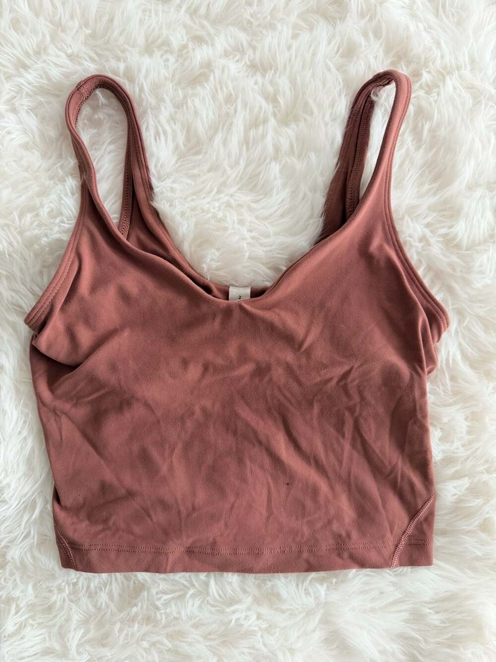 Lululemon Align Tank Top Spiced Chai Size 2